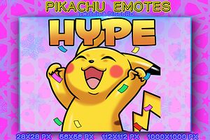 PIKACHU EMOTES TWITCH