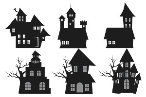 Halloween Haunted Houses Set 1