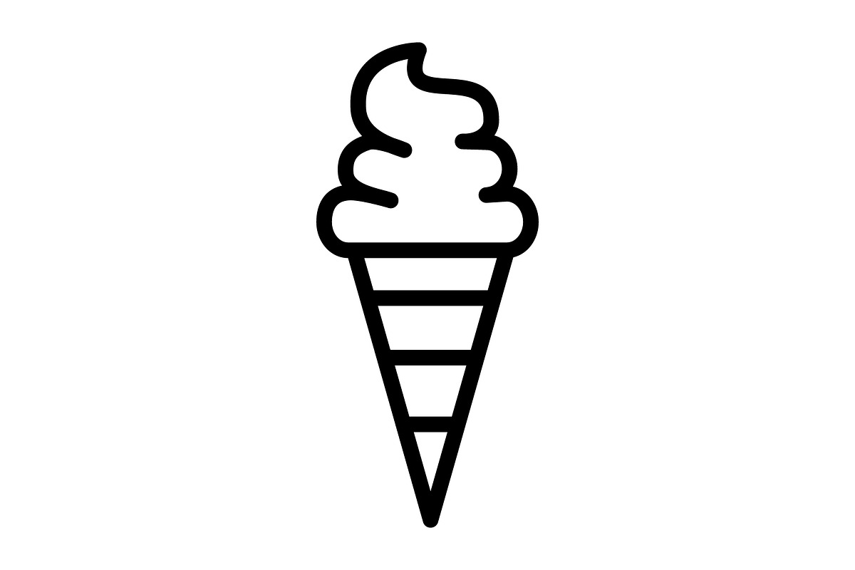 Ice Cream icon, an Outline Icon by Sumberpangan (Photo 3 of 7)