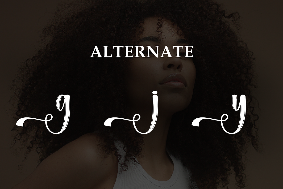 Curly | Script Font, a Handwritten Font by Scratchones (Photo 7 of 8)