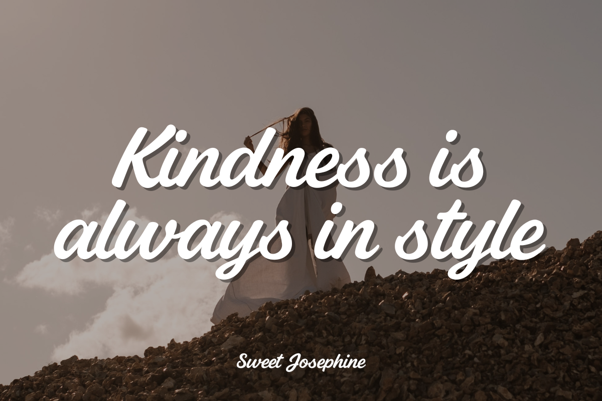 Sweet Josephine – Casual Script Font, a Script Font by Fikryal Studio (Photo 13 of 15)