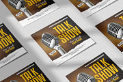 Talk Show Podcast Flyer, a Flyer Template by MnGfx (Thumbnail 3 of 4)