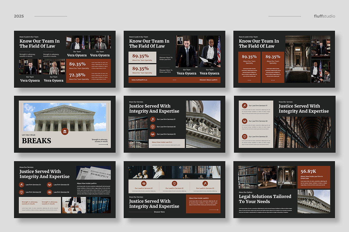 Law Firm Google Slides Template, a Presentation Template by fluffstudio (Photo 3 of 4)