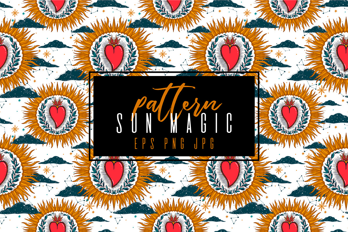Pattern set - Sun Magic, a Pattern Graphic by Moonflora (Photo 12 of 13)