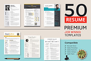 JOB WINNING RESUME - 50 TEMPLATES, a Resume Template by ResumeInventor (Thumbnail 1 of 184)