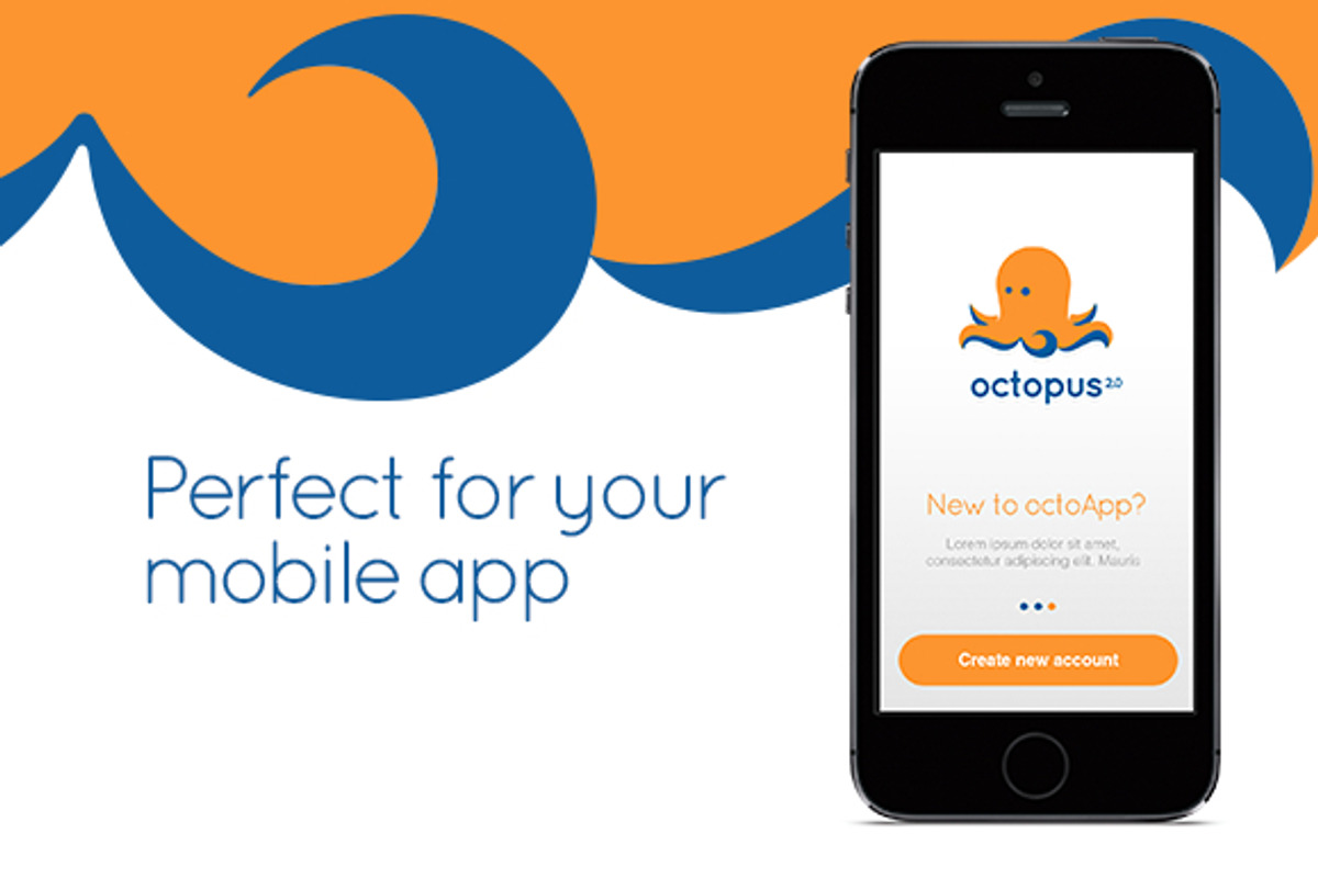 Octopus Logo, a Branding & Logo Template by Squarepack (Photo 3 of 4)