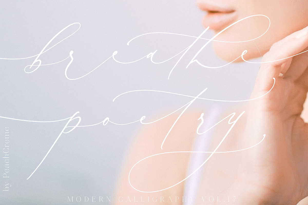 Breathe Poetry Font Free Downloadv - UIFreebies