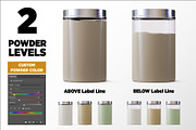 2lb Whey Protein Jar Mockup B3-Pro, a Packaging Mockup by Design Warlord (Thumbnail 3 of 16)