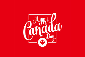 Canada Day Greeting Card Vector Pack