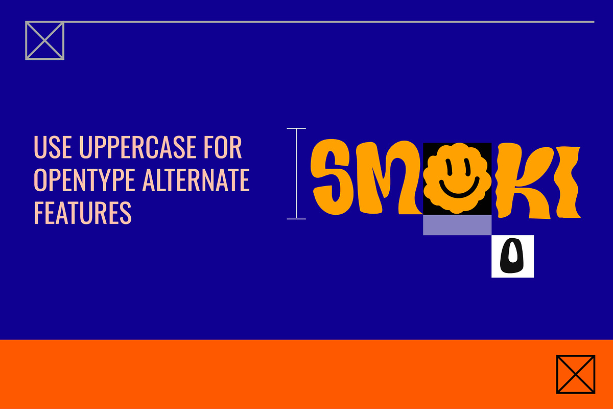 MickySmoki - psychedelic groovy font, a Font by Sanskertype Studio (Photo 4 of 10)