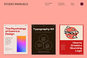 IVOR – Designer Template, a Social Media Template by Studio Manuals (Thumbnail 1 of 8)