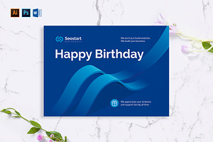 SEO Agency Greeting Card