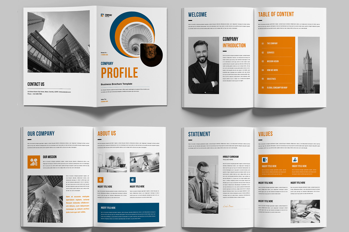 Company Profile Template Design