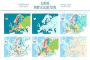 Europe Maps Collection, an Education Illustration by Illustrationsforteachers (Thumbnail 2 of 8)