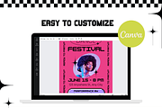 30 Retro Y2K Invitation Templates, a Templates & Theme by TemplateCastleStore (Thumbnail 6 of 10)
