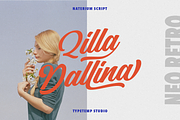 Naterium Retro-Modern Script Font, a Script Font by Typetemp Studio (Thumbnail 10 of 16)
