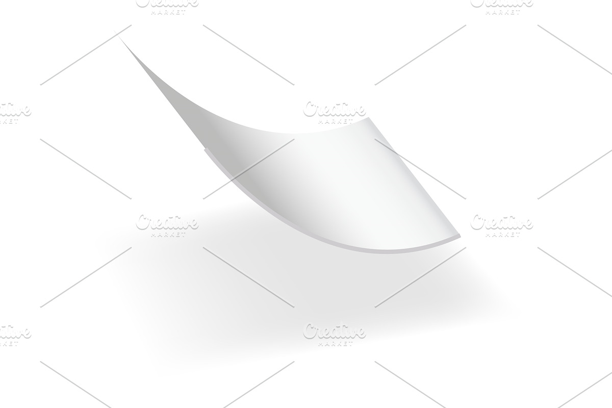 Blank payment check and receipts, a Technology Illustration by the8monkey