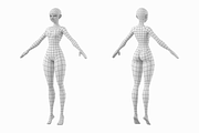 Stylized Girl Abby Shape Mesh, a Characters & Person 3D Model by VK Studio (Thumbnail 4 of 16)