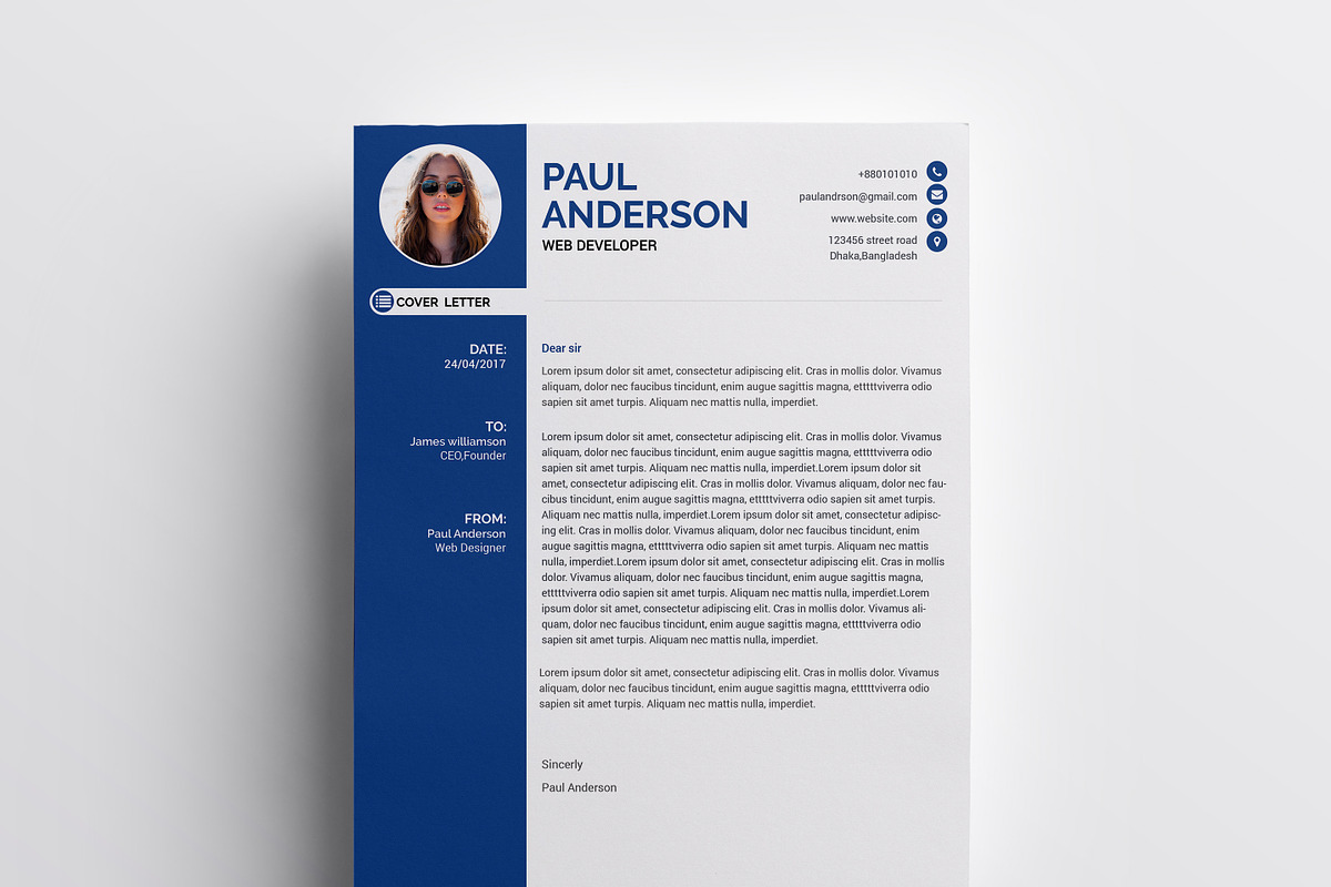 Beautiful Design Resumes templates, a Resume Template by Graphicalark (Photo 2 of 3)