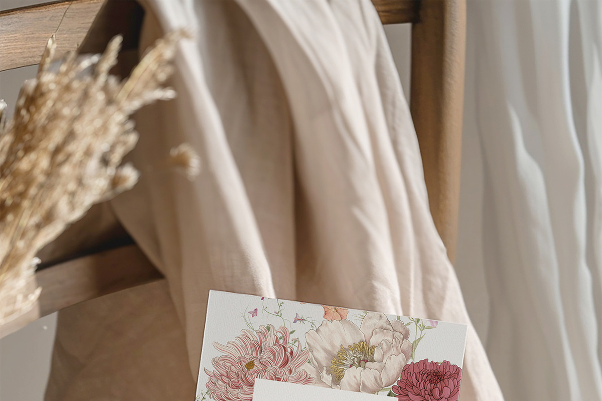 ANTIQUE BOTANICALS Vintage Flowers, a Decorative Illustration by Muse Artist (Photo 2 of 12)