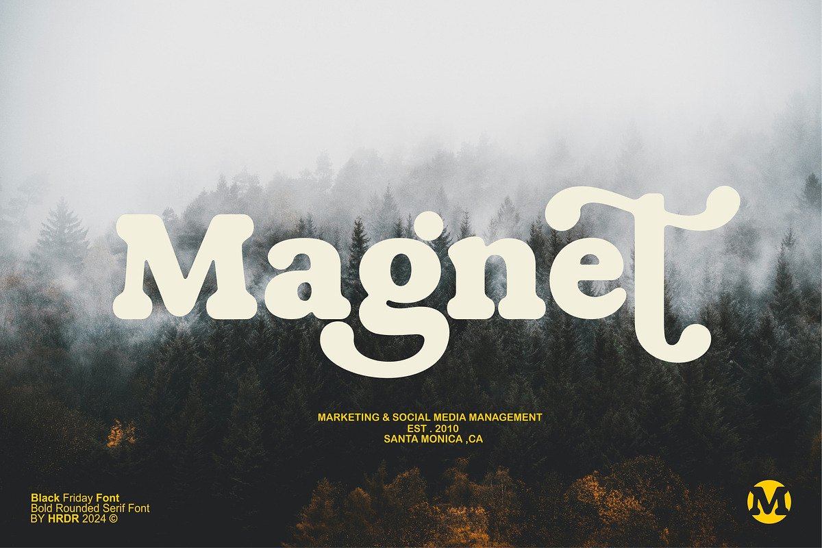 Black Friday - Bold Serif Font, a Serif Font by HRDR (Photo 9 of 11)