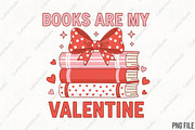 Valentine's Day Bookish PNG, an Illustration by CraftArtStudio (Thumbnail 1 of 4)