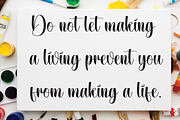 Bright | Script Font, a Handwritten Font by Scratchones (Thumbnail 5 of 9)
