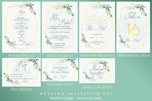Wedding Invitation Set, an Invitation Template by Artolus