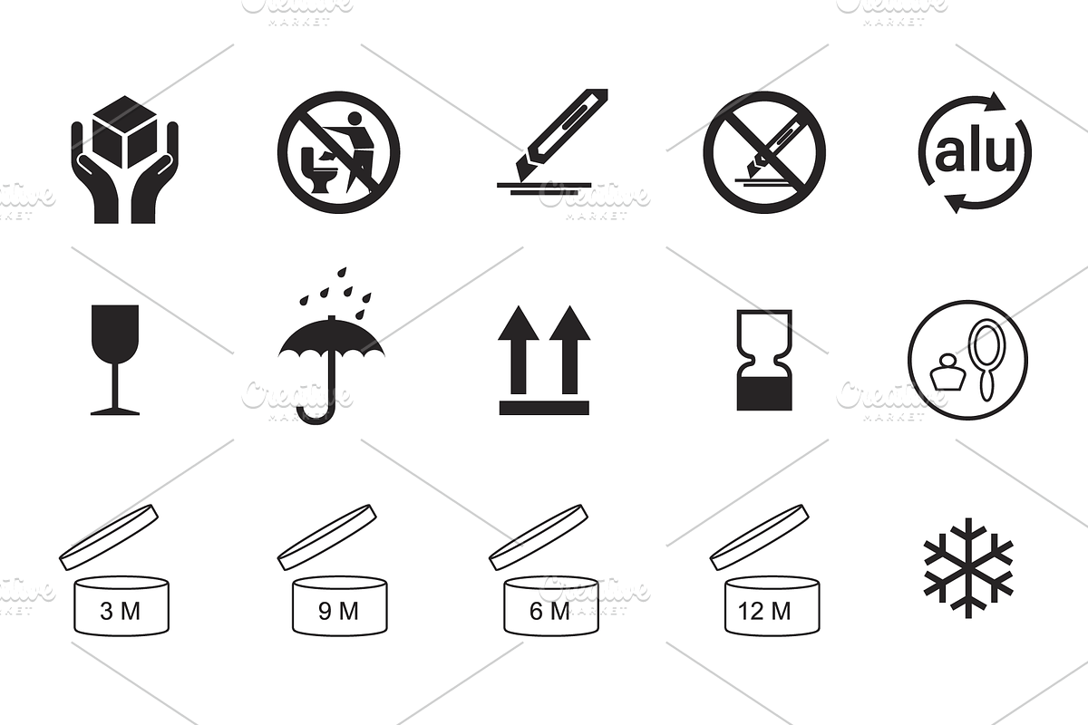 50 Packaging Icons