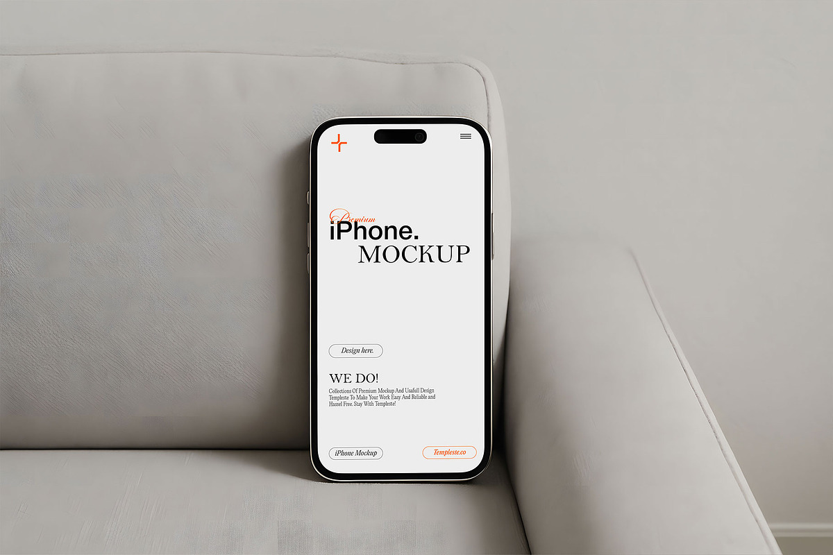 iPhone Mockup, an iPhone Mockup by Templeste (Photo 7 of 7)