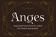 Anges - stylistic Art Nouveau font, a Serif Font by TypeFaith Fonts (Thumbnail 1 of 13)