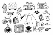 Camping illustrations set, a Sport Illustration by Anada Arty (Thumbnail 9 of 9)