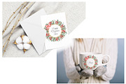 Watercolor Christmas Holidays, a Seasonal Illustration by MayaNavits (Thumbnail 15 of 16)