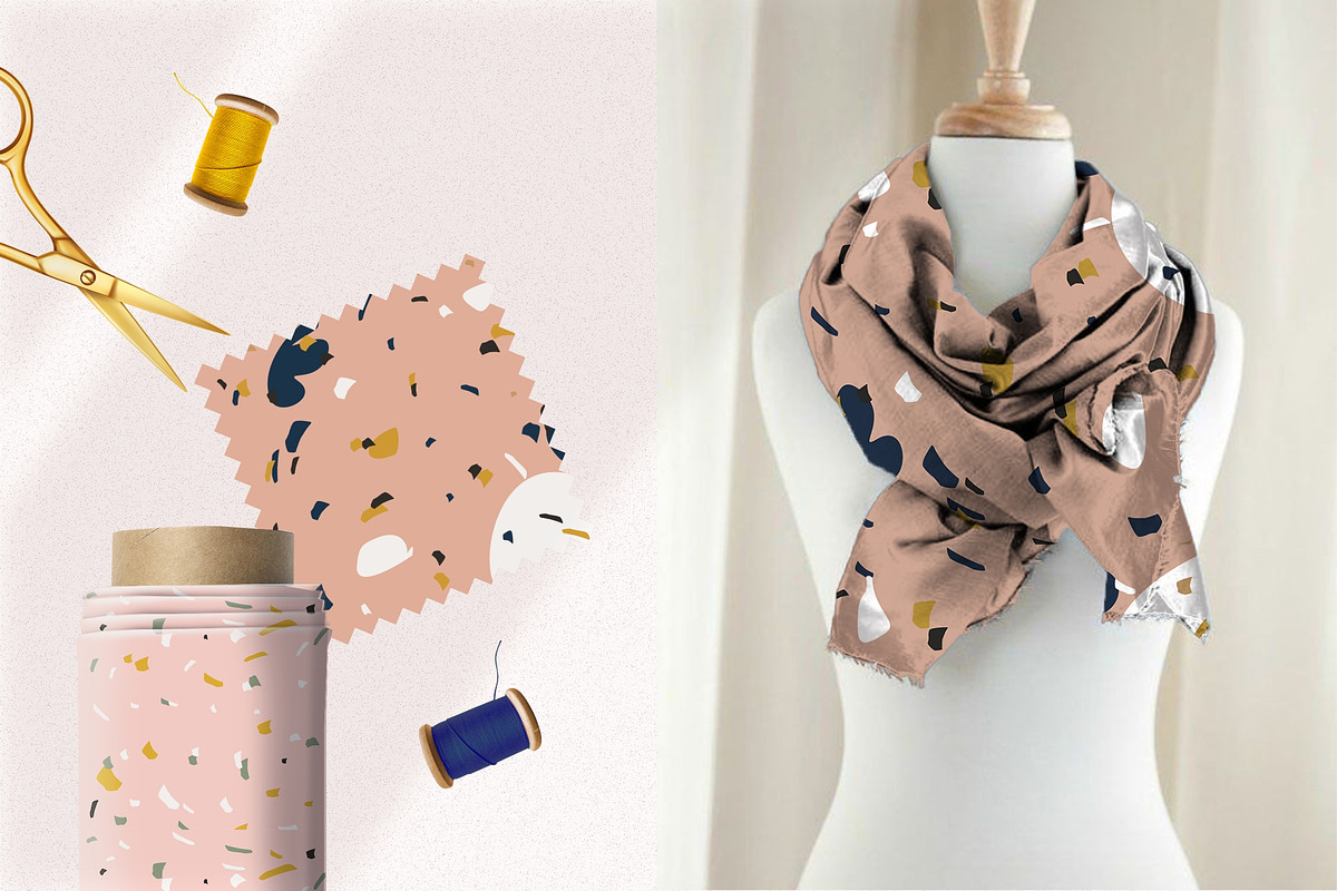 Terrazzo Patterns, a Pattern Graphic by uea-design