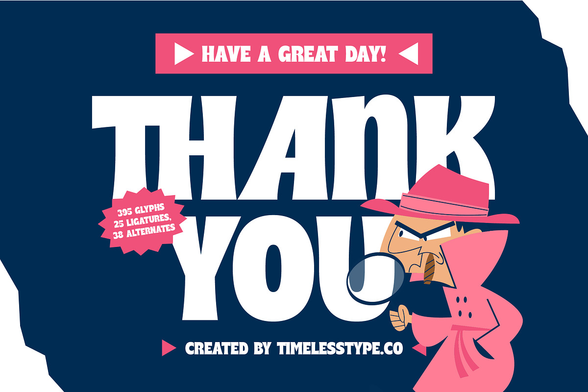 Mistur Sleuth Retro Display Font, a Sans Serif Font by timelesstype.co (Photo 20 of 20)