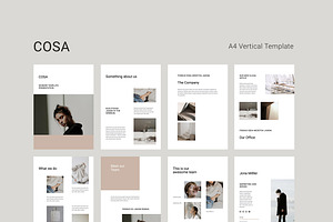 COSA - Vertical Powerpoint Template