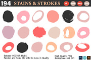 Vector Stains & Strokes Atelier +SVG, an Object Graphic by Katrinelly (Thumbnail 9 of 15)