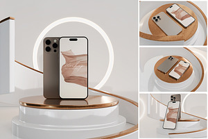 iPhone 16 Pro Mockup, a Product Mockup by MrLetters