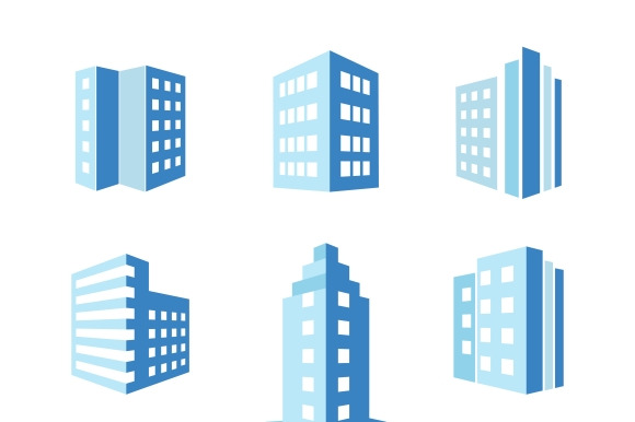 Vector Buildings Icons