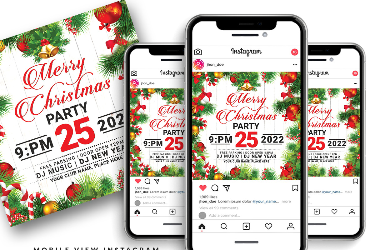 Christmas Flyer, a Flyer Template by AfzaalGraphics (Photo 2 of 2)