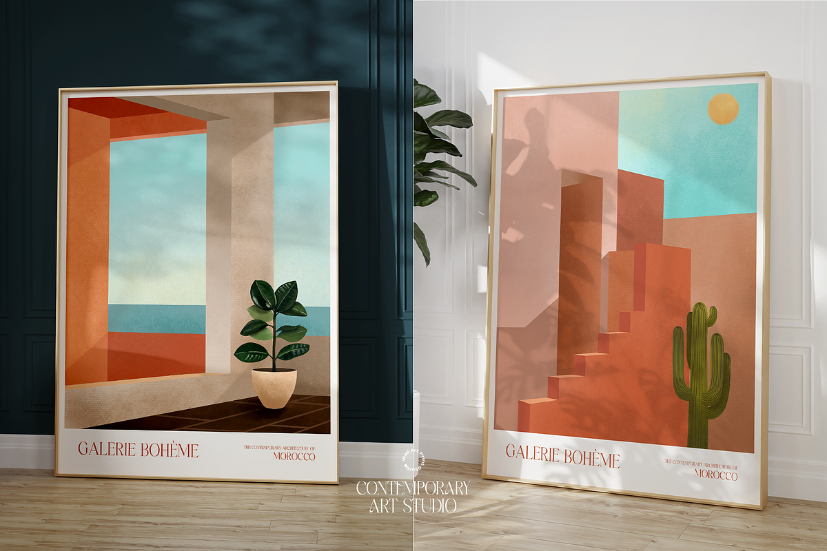 Contemporary Art 1, a Graphic by Wall Art Print Studio (Photo 9 of 19)