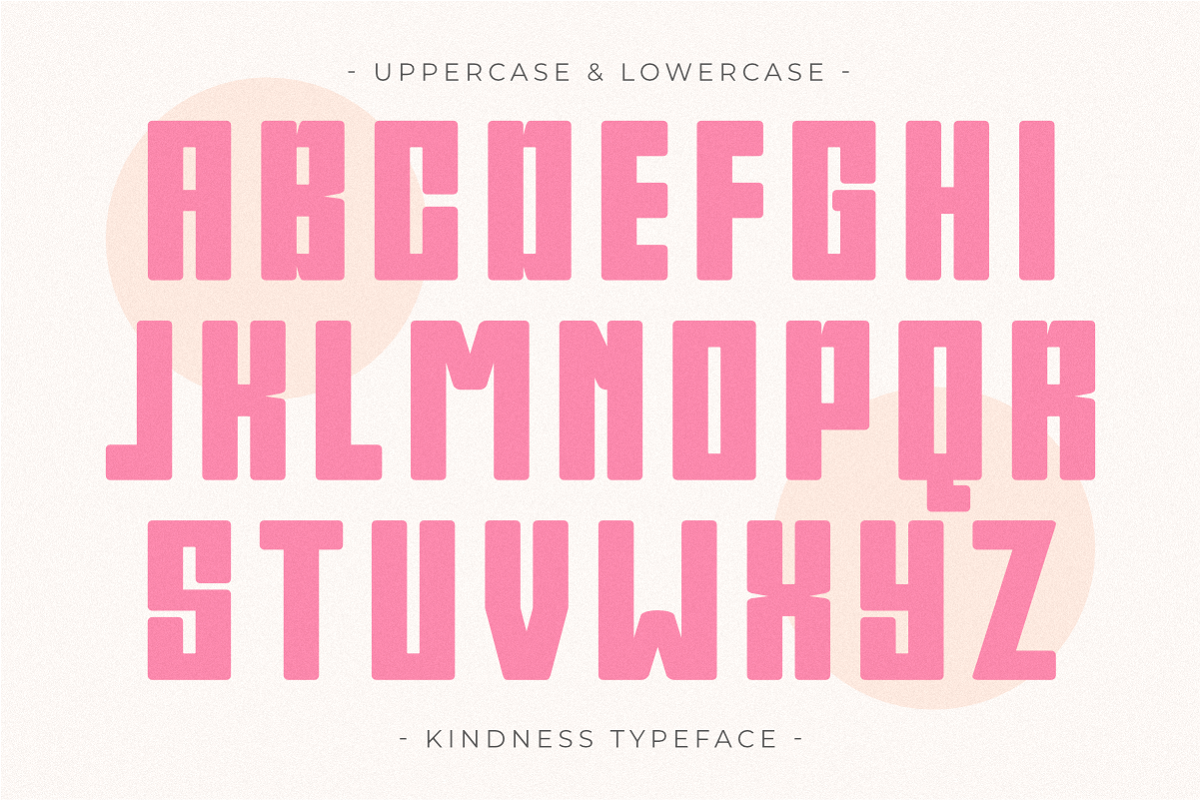 Kindness - Modern Sans Display Font, a Sans Serif Font by Pian45 Studio (Photo 6 of 8)
