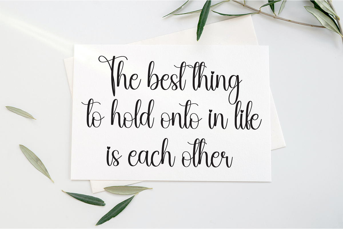 Playful | Script Font preview 5