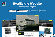 Mansion - Real Estate Website, a Landing Page Template by SLAB! Design (Thumbnail 1 of 5)