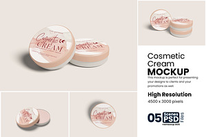 Cosmetic Cream Mockup, a Product Mockup by bimockup