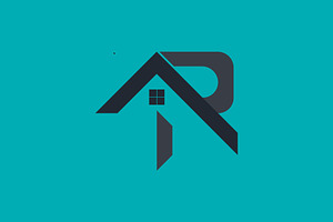 Modern Real Estate R Letter Logo, a Branding & Logo Template by Salman Shop