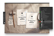 Rustic Watercolor Paper and Paint, a Product Mockup by Custom Scene (Thumbnail 7 of 10)