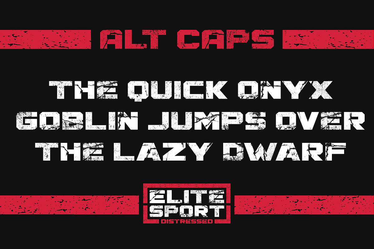ELITE SPORT FONT SET, a Sans Serif Font by Alphabet Agency (Photo 9 of 13)