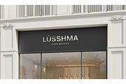 Sign & storefront logo mockup, an Advertising Mockup by Mockthethics. (Thumbnail 2 of 12)