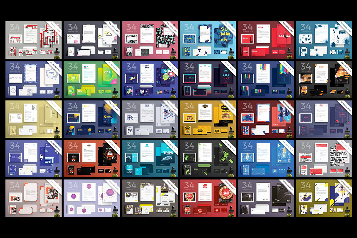 Corporate Branding Template Bundle, a Packaging Mockup by Amber Graphics (Photo 3 of 5)